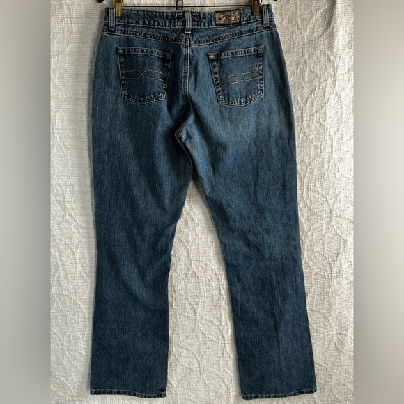 Twenty X Jackson Baggy Rise Blue Jeans Size 9/10 x 34 Western Cowgirl Denim Work - Picture 9 of 16